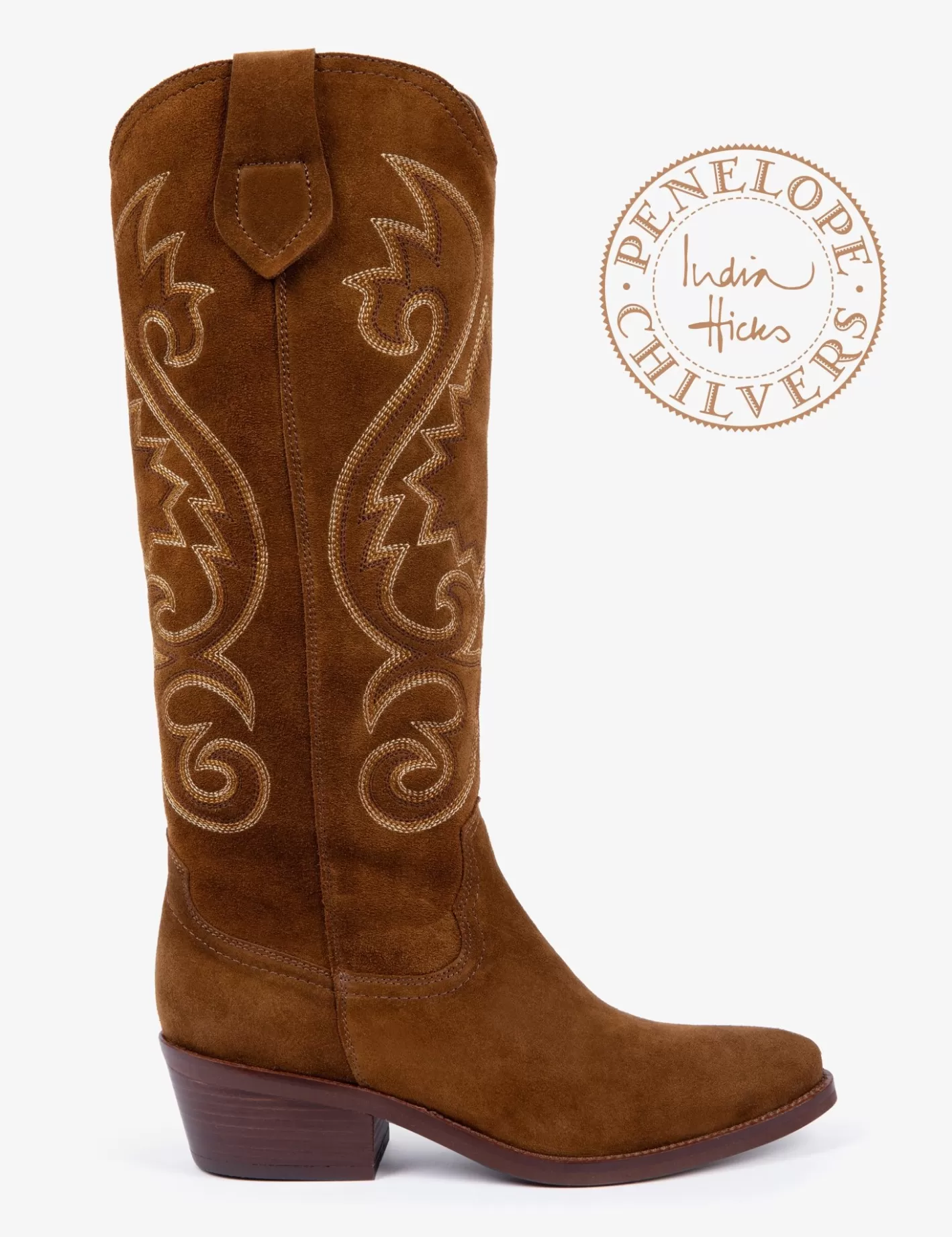 New Cowgirl Suede Embroidered Boot BOY Long Boots | Cowboy Boots