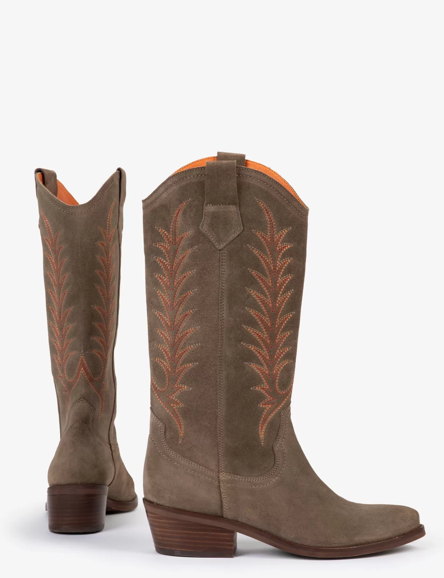 Online Goldie Embroidered Cowboy Boot BOY Heeled Boots | Cowboy Boots