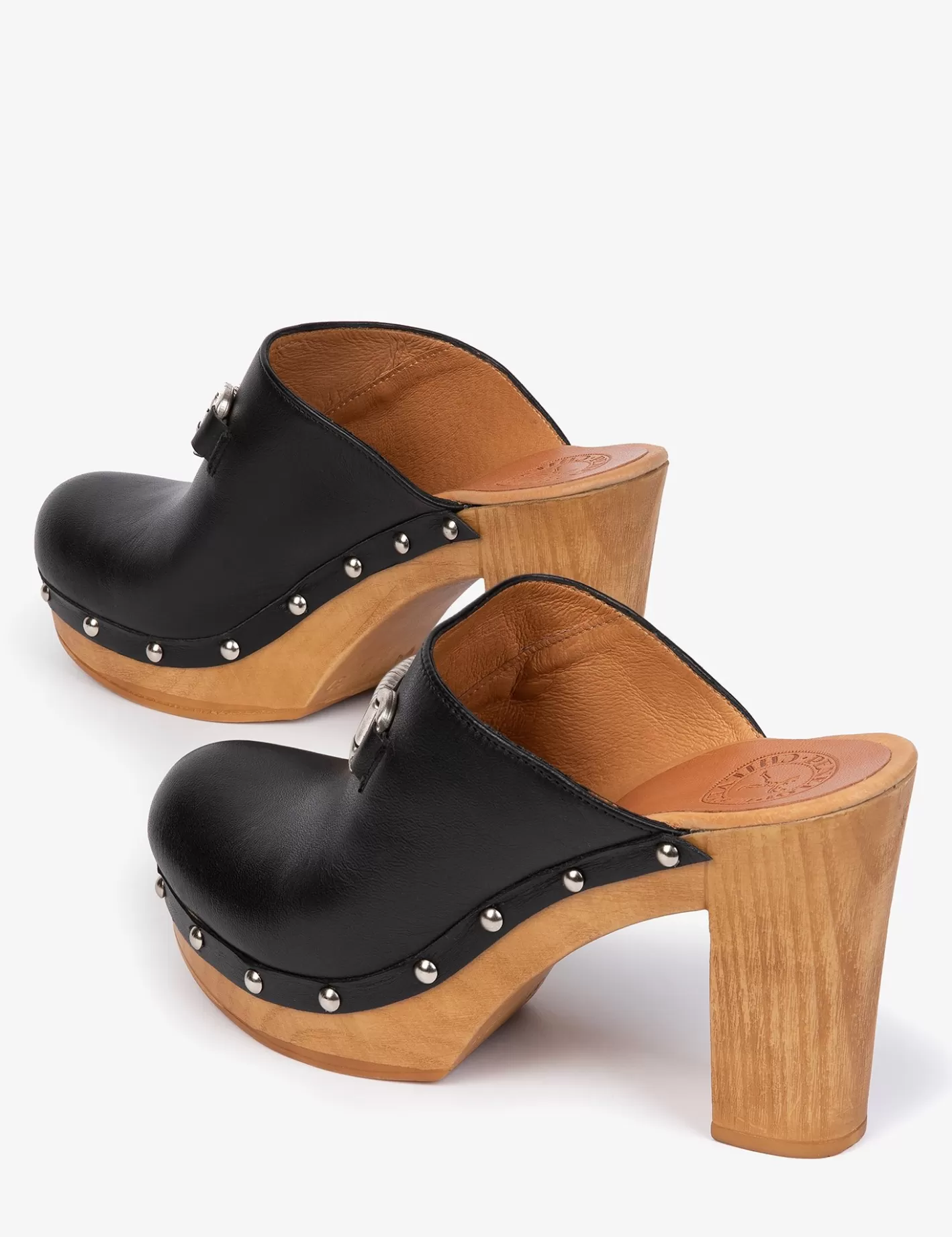 Best High Horsebit Leather Clog Clogs | Heeled Shoes