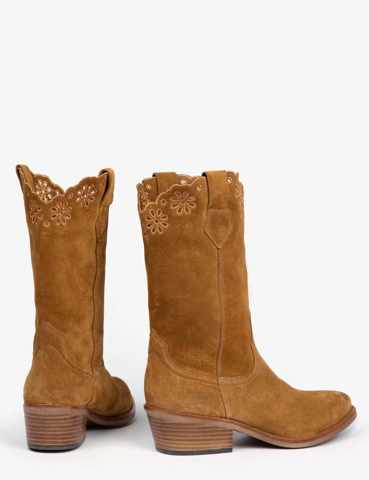 Best Sale Jesse Broderie Suede Cowboy Boot BOY Cowboy Boots