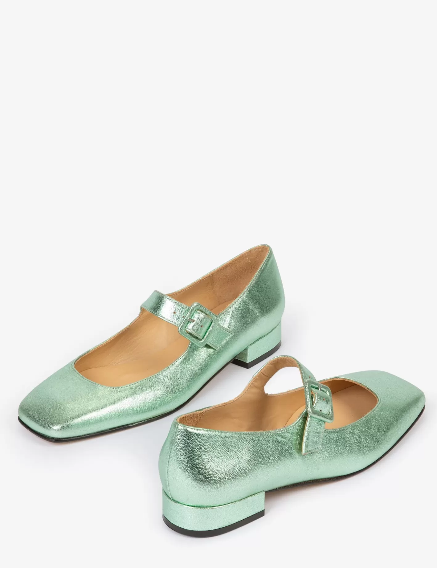 Outlet Low Mary Jane Leather Shoe Heeled Shoes | Mary Janes